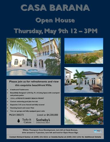Casa Barana Open House May 9th.2013