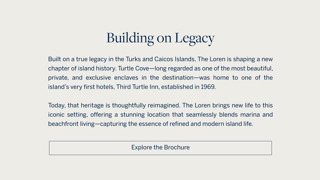 The Loren Turks and Caicos Islands